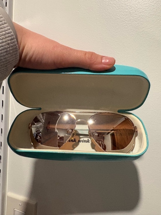 kate spade Accessories - kate spade turquoise sunglasses with rose gold lenses